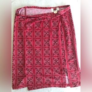 VENUS Red Plaid Festive Miniskirt size 8